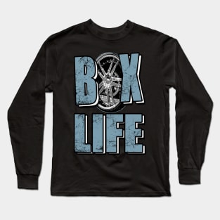 Box Life Lite Blue Long Sleeve T-Shirt